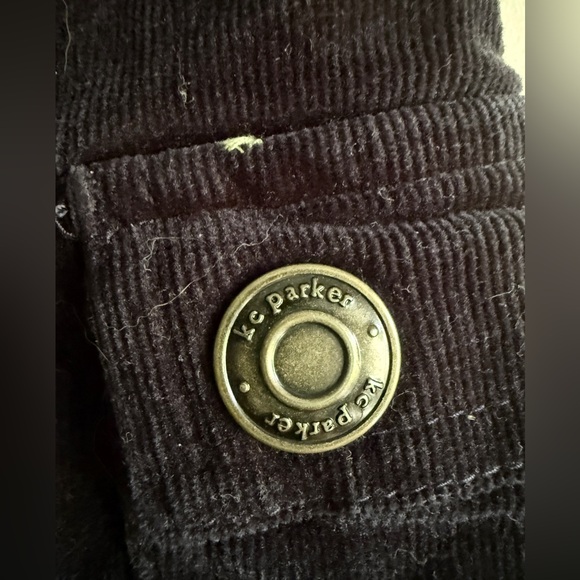 Like New Vintage KCParker/Hartstrings navy velvet  corduroy skort, 6, MSRP $39 - Picture 4 of 7